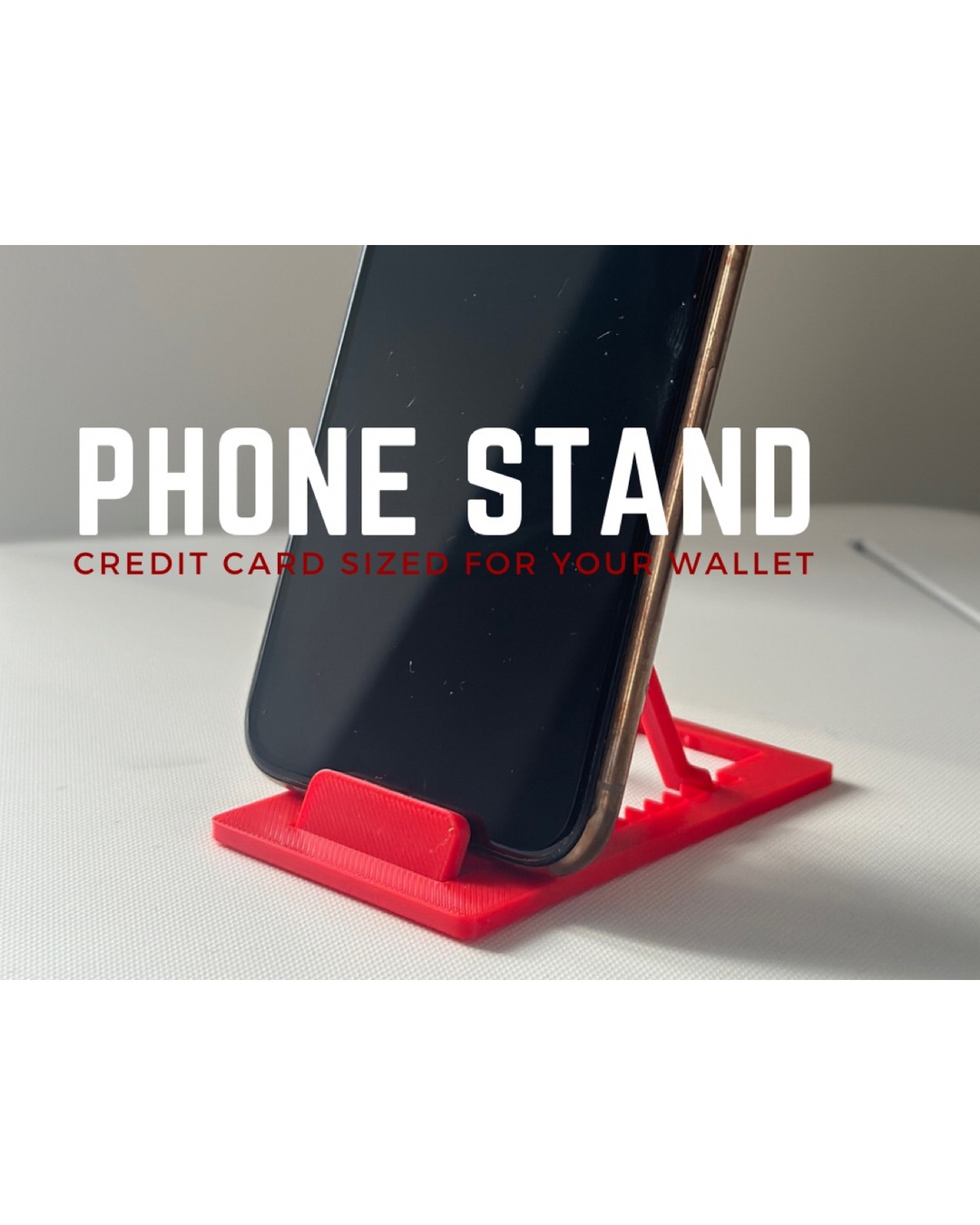 Folding phone stand